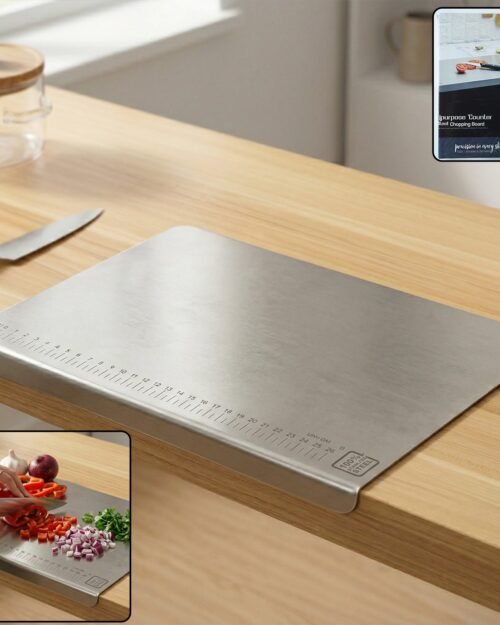 Stainless Steel Chopping Board – Hygienic & Durable for Kitchen