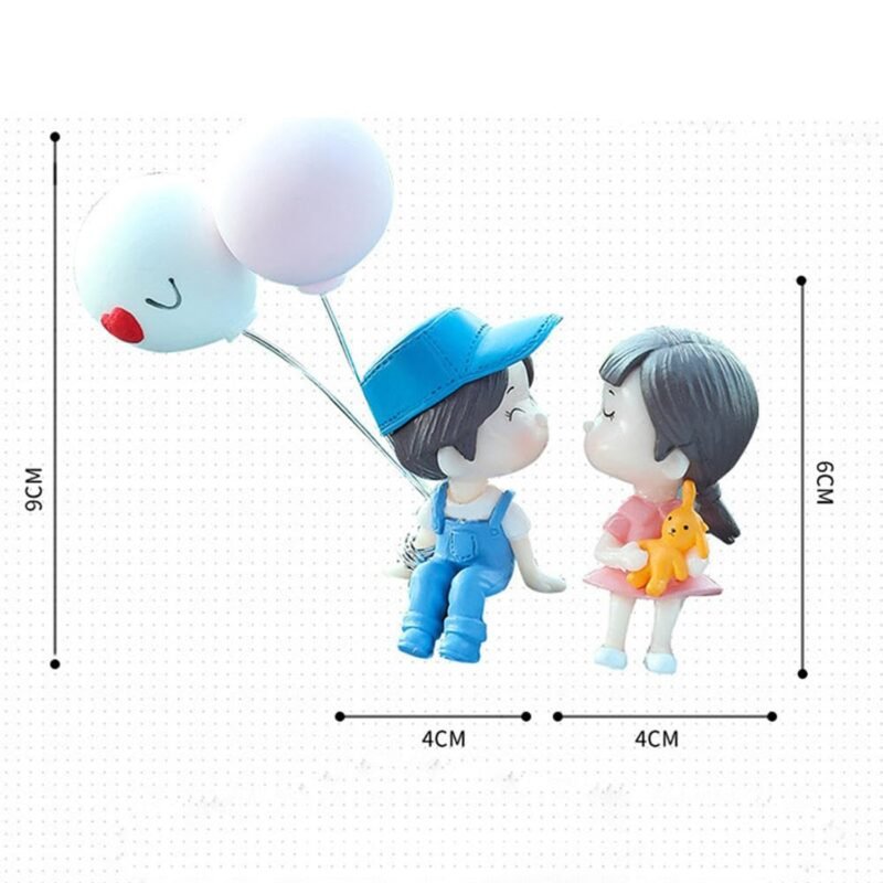 Cute-Couple-Figurines_07.jpg Cute Couple Car Dashboard Figurine – Romantic Mini Showpiece for Car & Home