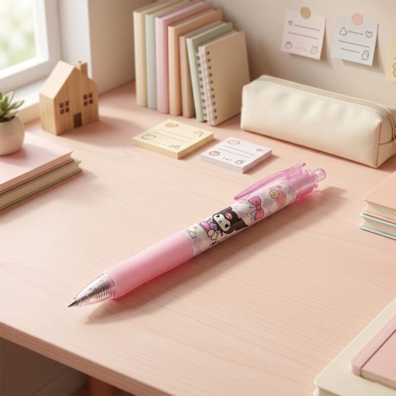 CuteKuromiGelPen-05.jpg Erasable Gel Pen � Smooth Writing & Vibrant Colors for Kids