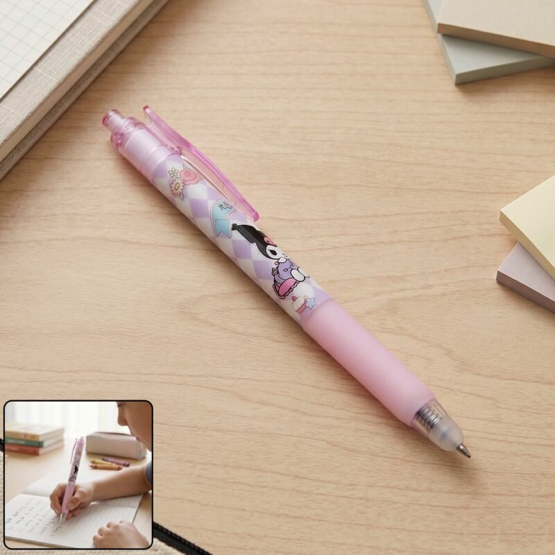 CuteKuromiGelPen-WOSKU-01.jpg Erasable Gel Pen � Smooth Writing & Vibrant Colors for Kids