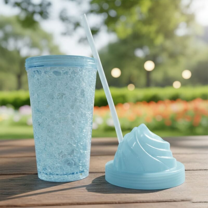 CuteSipsBlue-02.jpg Ice Cream Swirl Sipper Bottle – Stylish 500ML Reusable Tumbler