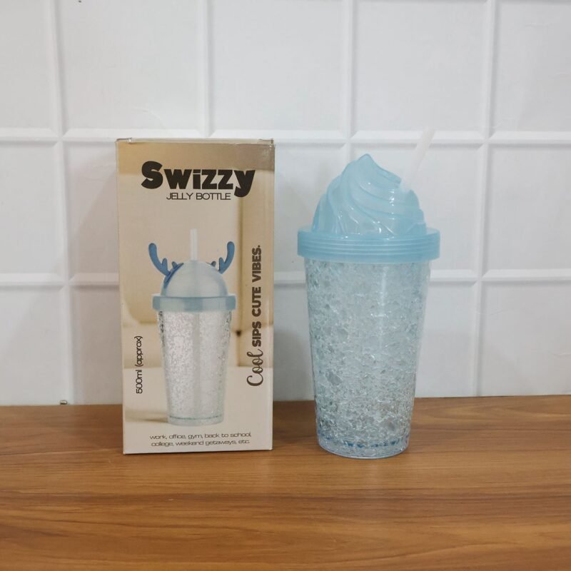 CuteSipsBlue-live.jpg Ice Cream Swirl Sipper Bottle – Stylish 500ML Reusable Tumbler