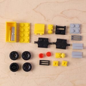 Cute Bulldozer Pencil Sharpener Toy � Fun & Durable Desk Accessory