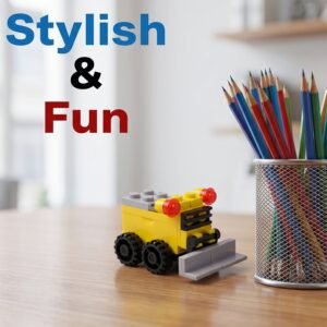 Cute Bulldozer Pencil Sharpener Toy � Fun & Durable Desk Accessory