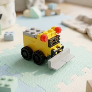 Cute Bulldozer Pencil Sharpener Toy � Fun & Durable Desk Accessory