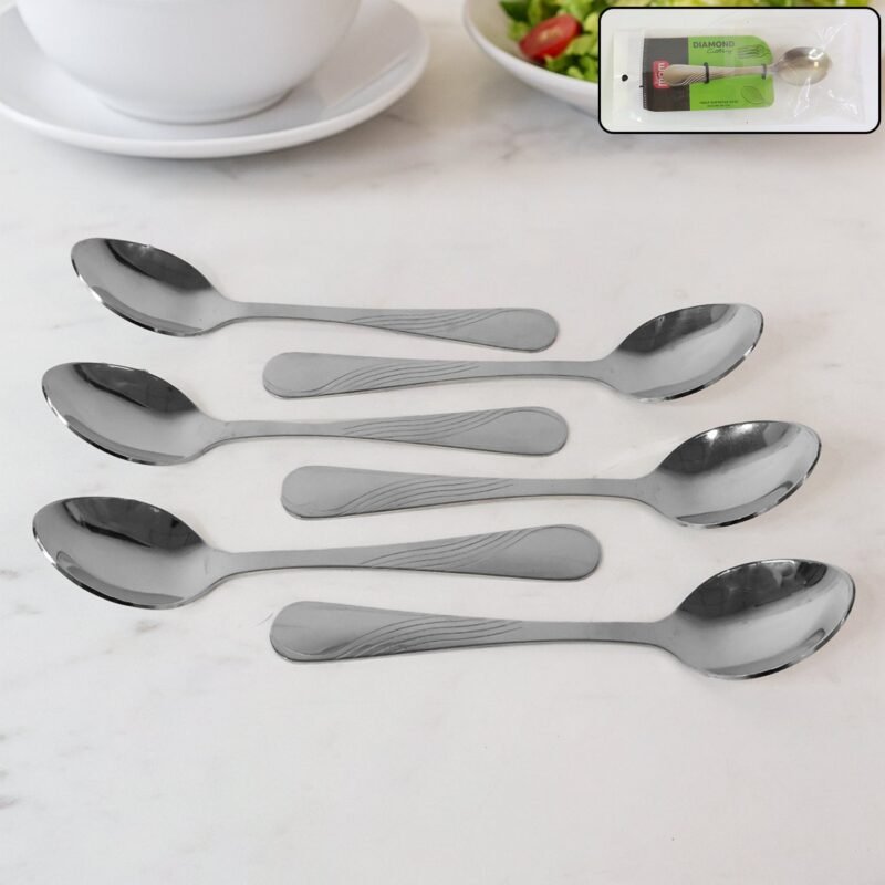 Dessert-Spoon-01.jpg Stainless Steel Dining Spoon Set – Durable 6-Piece Collection