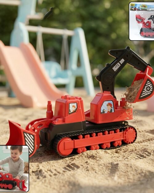 DiggerDonToy-WOSKU-01.jpg Digger Don Construction Track Toy – Realistic & Durable Kids Vehicle