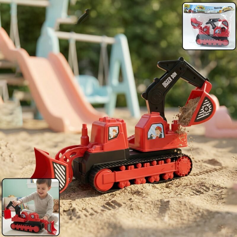 DiggerDonToy-WOSKU-01.jpg Digger Don Construction Track Toy – Realistic & Durable Kids Vehicle