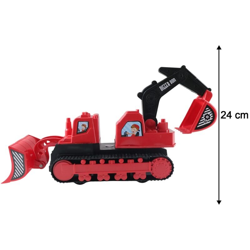 DiggerDonToy-size.jpg Digger Don Construction Track Toy – Realistic & Durable Kids Vehicle