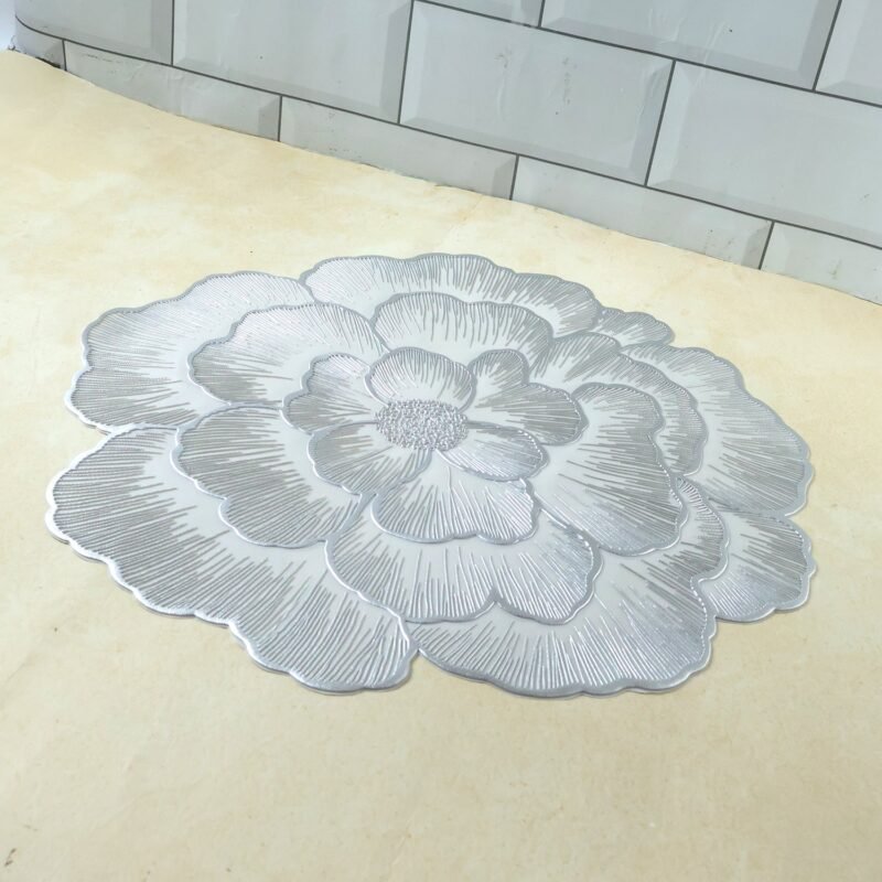 DiningTableMat-05.jpg Round Floral PVC Table Mat – Waterproof & Heat Resistant for Dining