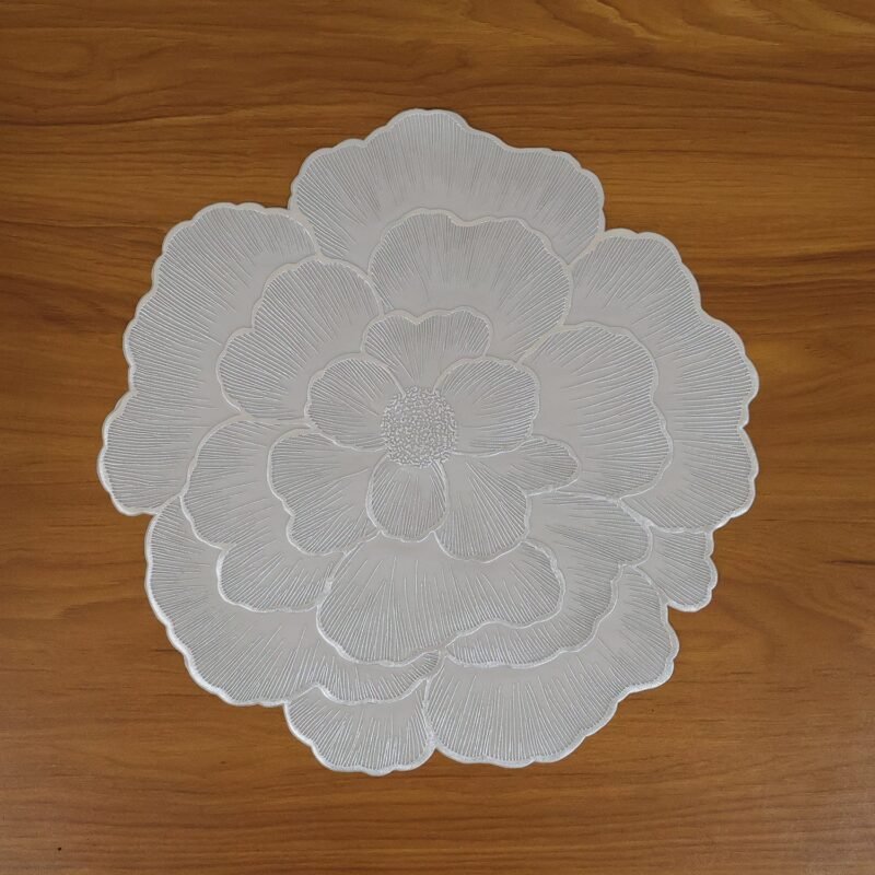 DiningTableMat-live.jpg Round Floral PVC Table Mat – Waterproof & Heat Resistant for Dining