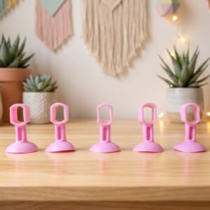 Silicone Door Stopper � Strong Suction Base for Wall Protection