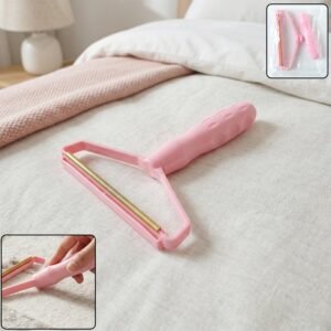 DoubleSidedClothesShaver-WOSKU-01.jpg Reusable Lint Remover Roller – Eco-friendly Fabric and Pet Hair Cleaner