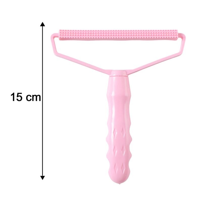DoubleSidedClothesShaver-size.jpg Reusable Lint Remover Roller – Eco-friendly Fabric and Pet Hair Cleaner