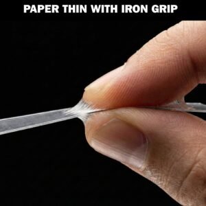 DoubleSidedTape-05.jpg Heavy Duty Transparent Nano Adhesive Tape – Reusable & Strong Grip