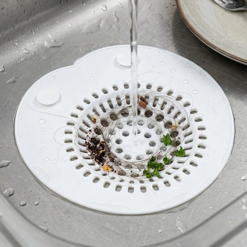Drain-Cover_2_-3.jpg Flexible Silicone Sink Drain Strainer – Anti Clog Kitchen Filter