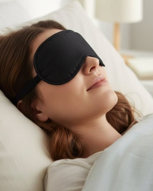 Sleep Eye Mask – Light Blocking & Adjustable Fit for Restful Night