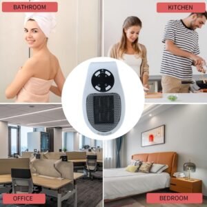 Portable Electric Room Heater – Compact 500W Space Heater for Small Indoor Spaces