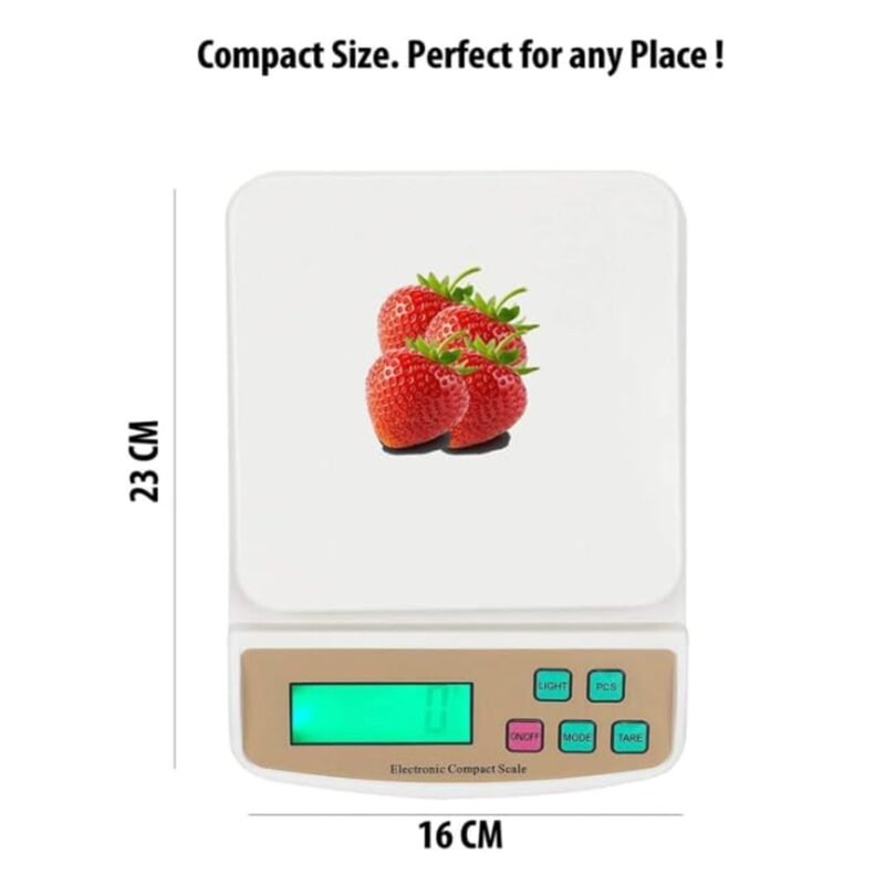 Kitchen Weighing Scale � Compact Digital Food & Recipe Measure
