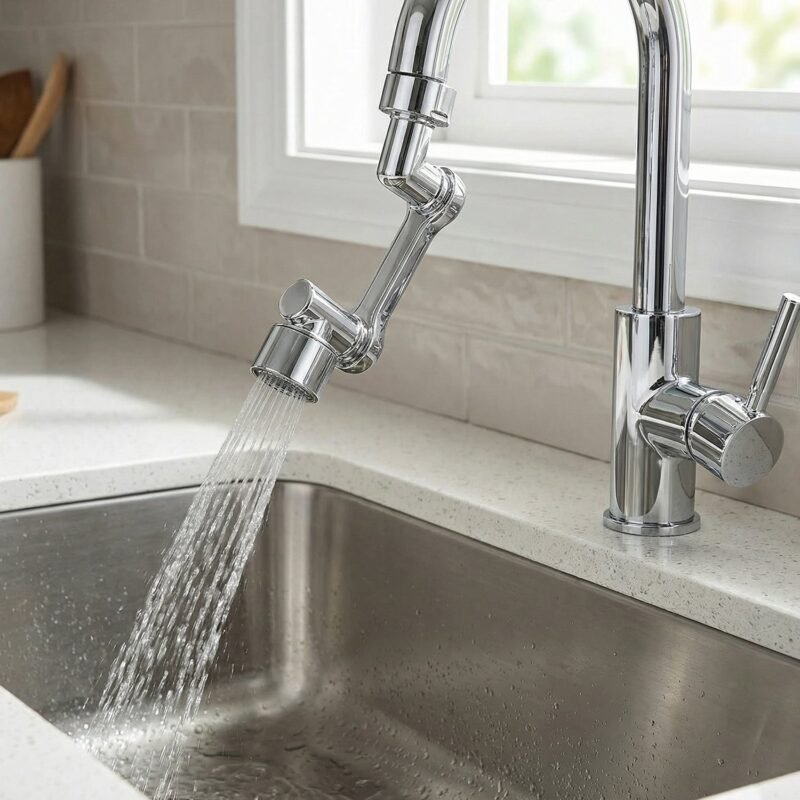 Faucet-Sprayer-Head-5.jpg Adjustable 360° Rotating Faucet Head – Water Saving & Flexible Control