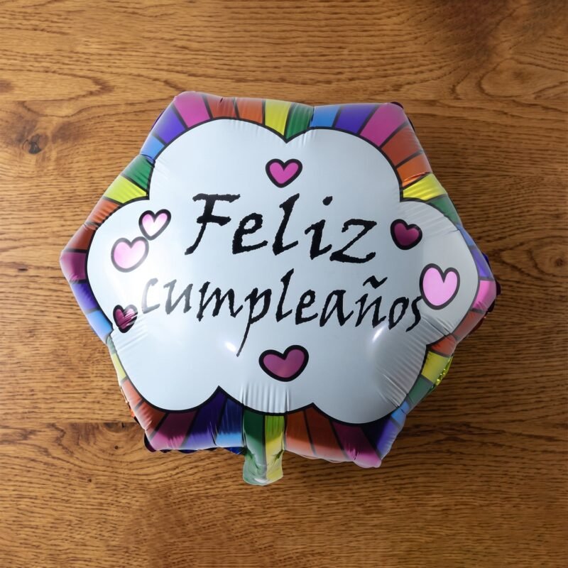 Feliz Cumpleanos Foil Balloon � Vibrant Birthday Decoration