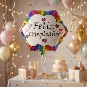 Feliz Cumpleanos Foil Balloon � Vibrant Birthday Decoration