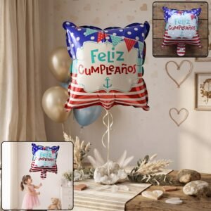 Feliz Cumpleanos Foil Birthday Balloon � Bright Party Decor