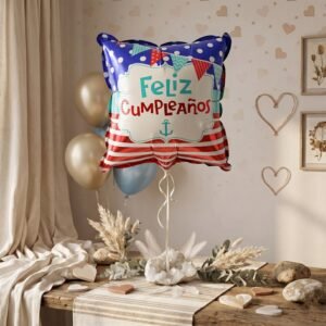 Feliz Cumpleanos Foil Birthday Balloon � Bright Party Decor