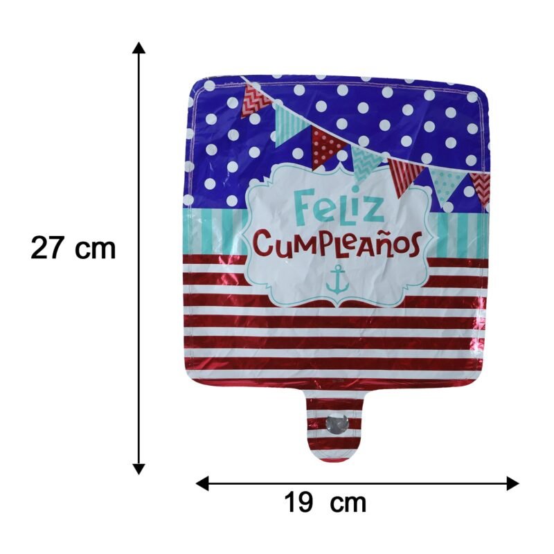 Feliz Cumpleanos Foil Birthday Balloon � Bright Party Decor