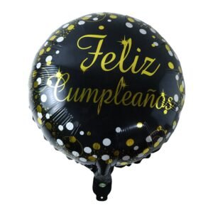 FelizFoilBalloonround004-04.jpg Feliz Cumpleanos Foil Balloon � Bright Party Decor for Birthdays