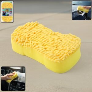 Microfiber Car Washing Sponge � Dual-Surface & Scratch-Free Finish