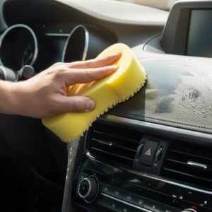 Microfiber Car Washing Sponge � Dual-Surface & Scratch-Free Finish