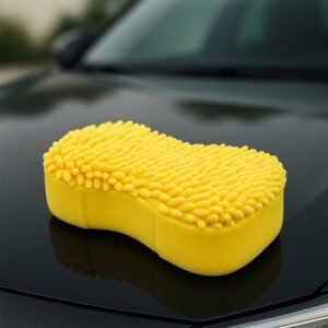 Microfiber Car Washing Sponge � Dual-Surface & Scratch-Free Finish