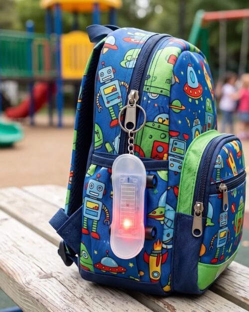 Mini Skateboard LED Keychain � Light-Up Fun Accessory for Keys and Bags