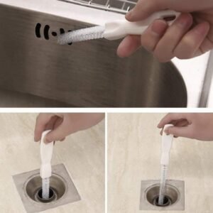 FlexibleSinkCleaningBrus-03.jpg Flexible Drain Cleaning Brush – Long Reach Dual-End Tool for Home