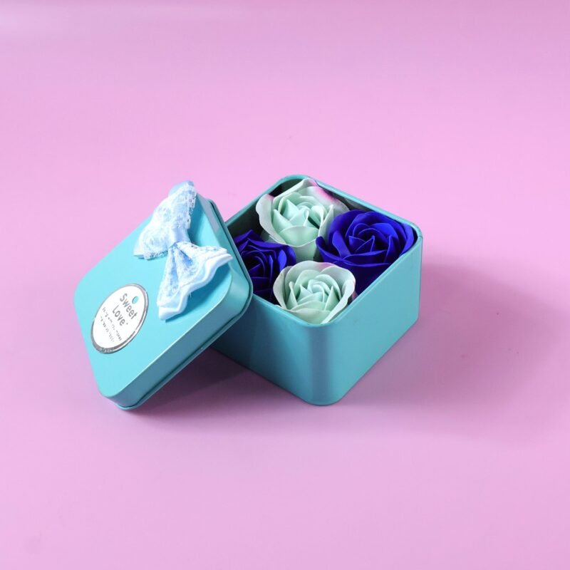 Luxury Rose Flower Bath Soap Gift Set – Elegant Relaxing Fragrance