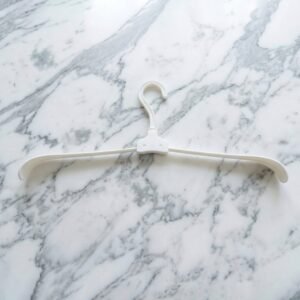 Foldable Plastic Clothes Hanger – Space Saving & Travel Friendly