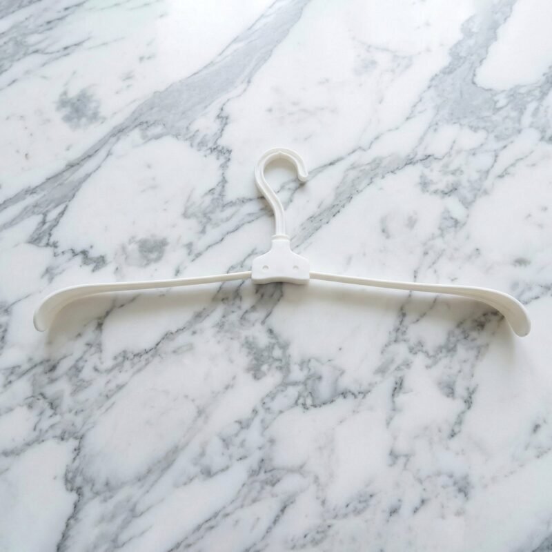 Foldable Plastic Clothes Hanger – Space Saving & Travel Friendly