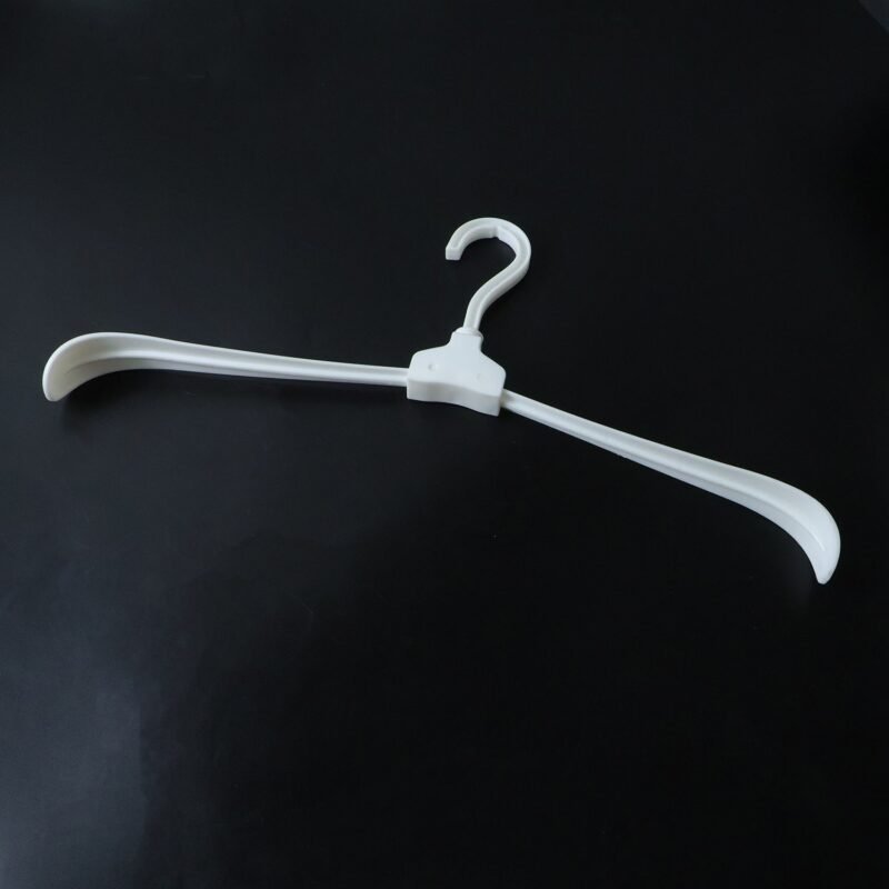 Foldable Plastic Clothes Hanger – Space Saving & Travel Friendly