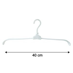 Foldable Plastic Clothes Hanger – Space Saving & Travel Friendly