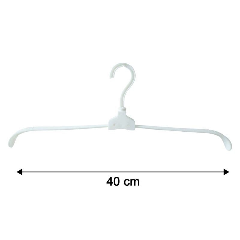 Foldable Plastic Clothes Hanger – Space Saving & Travel Friendly