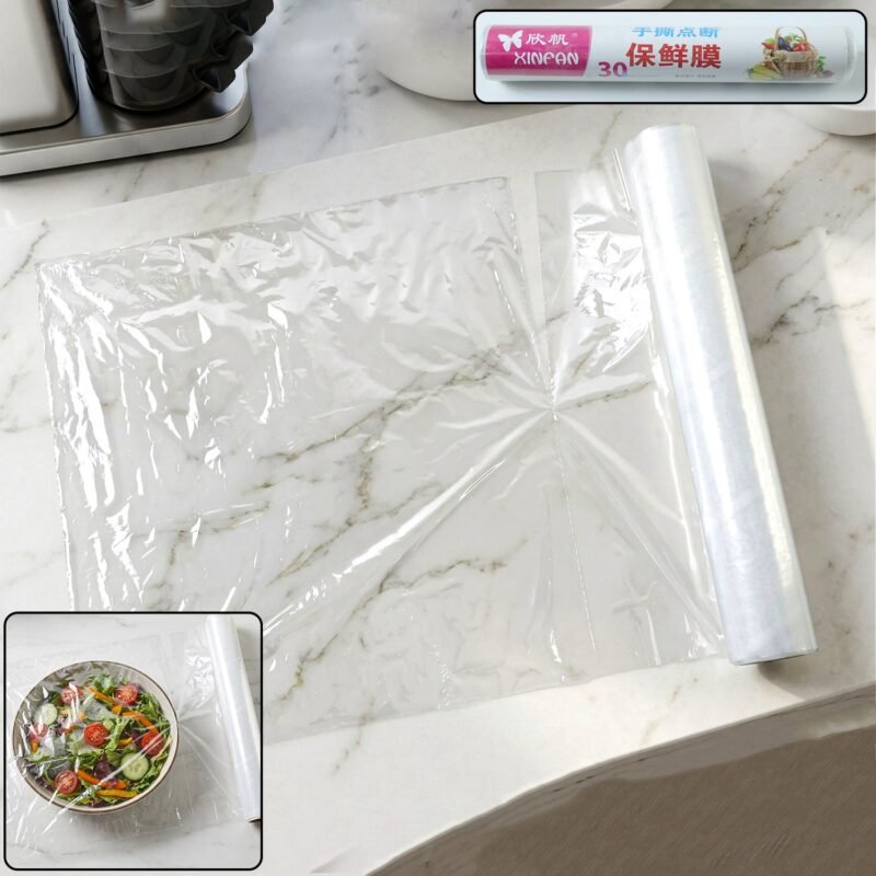 Food Grade Cling Wrap Roll – Keeps Food Fresh & Sealed