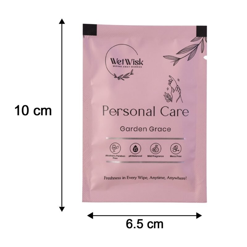 GardenGraceMakeupRemover-size.jpg Personal Care Wet Wipes � Gentle Face & Body Cleansing