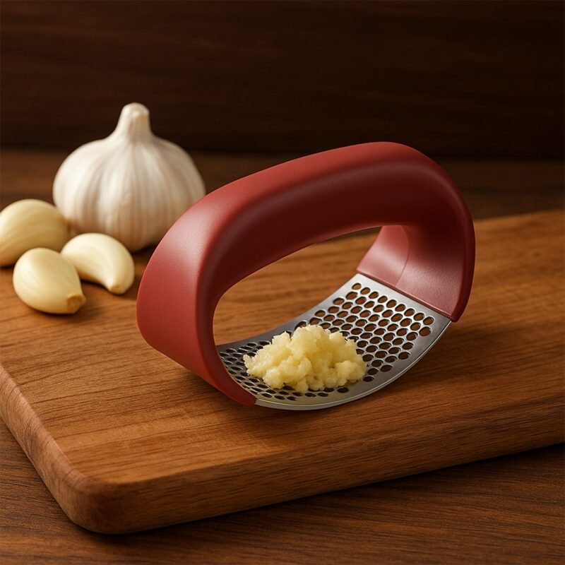 Garlic-Press-Rocker-02.jpg Garlic Press – Ergonomic Curve for Easy Crushing