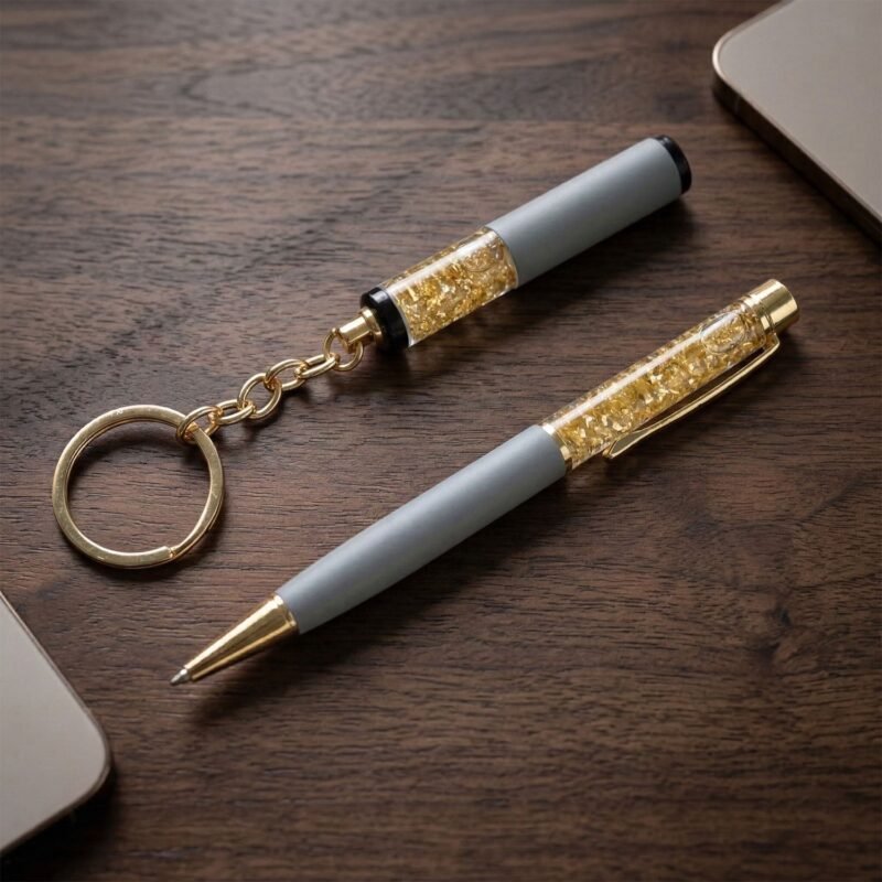 GiftCombo-05.jpg Premium 2 In 1 Keychain and Pen – Stylish Office Gift Set
