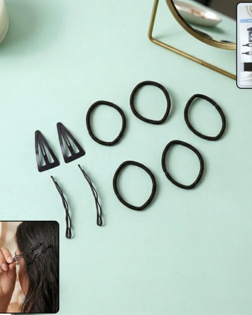 Girlshairaccessorie02-WOSKU-01.jpg Multipurpose Hair Styling Accessories Set – Pins, Bands & Clips Kit