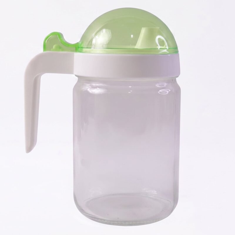 Glass Oil Bottle � 580ml Leak-Proof & Easy Pour Design