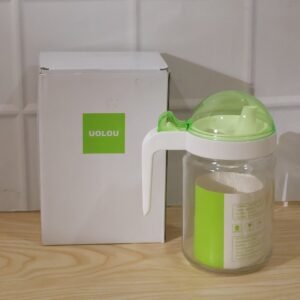 Glass Oil Bottle � 580ml Leak-Proof & Easy Pour Design