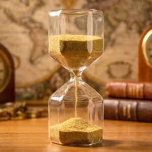 Glass-Sand-Timer-2.jpg Elegant 4-Minute Glass Sand Timer for Desk & Decor