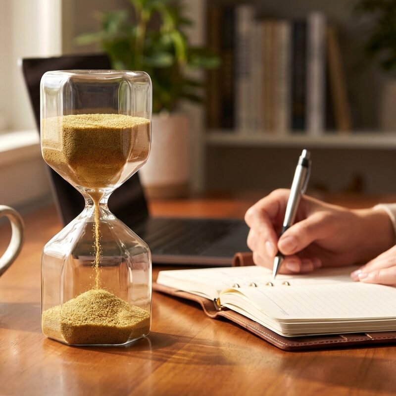 Glass-Sand-Timer-3.jpg Elegant 4-Minute Glass Sand Timer for Desk & Decor